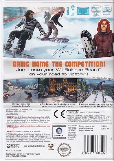 Shaun White Snowboarding World Stage - Wii (B Grade) (Genbrug)